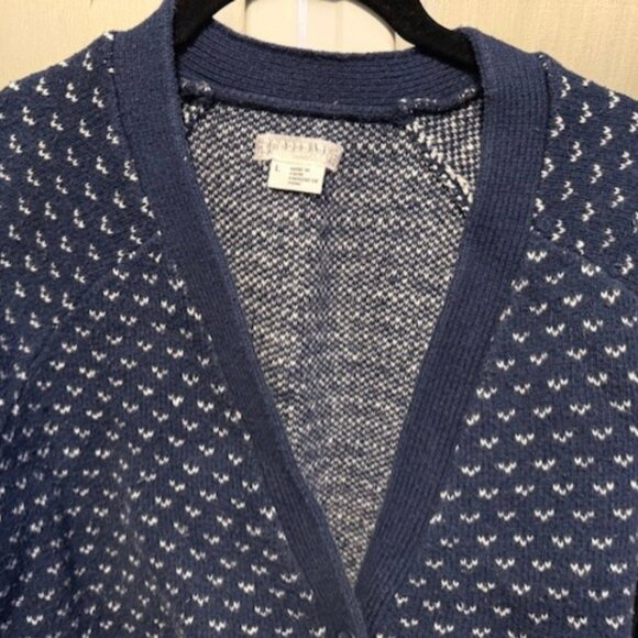 Retro Cooperative Intarsia Cool Like A Fox Fair Ilse V-Neck Cardigan - Picture 8 of 16